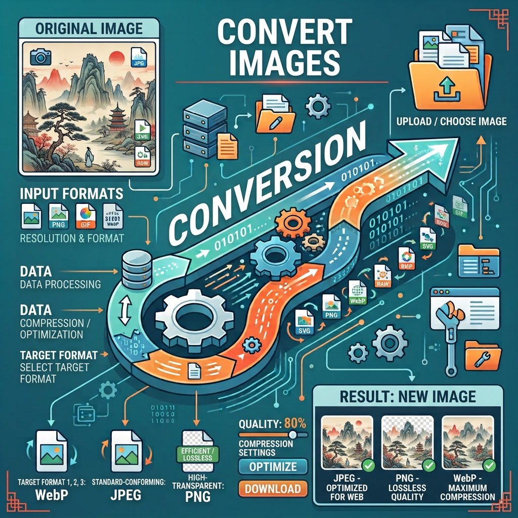 Benefits of the online image converter - fast, secure and free