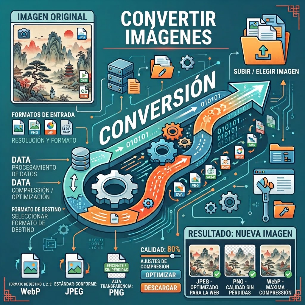 Ventajas del convertidor de imágenes en línea: rápido, seguro y gratis