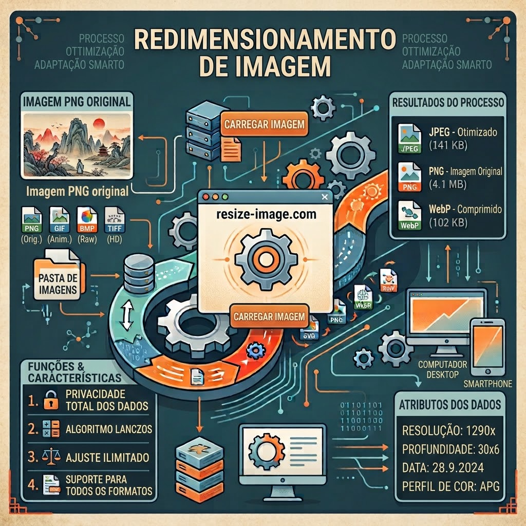 Vantagens da ferramenta de redimensionamento de imagens online - rápida, segura e gratuita